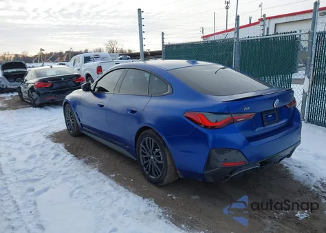 2023 BMW I4 M50 from USA, damaged, VIN WBY33AW02PFP09021